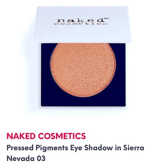 ยปโNAKED COSMETICSโยป Pressed Pigment Shimmer Eyeshadow SIERRA NAVADO 03 Makeup - Picture 2 of 10